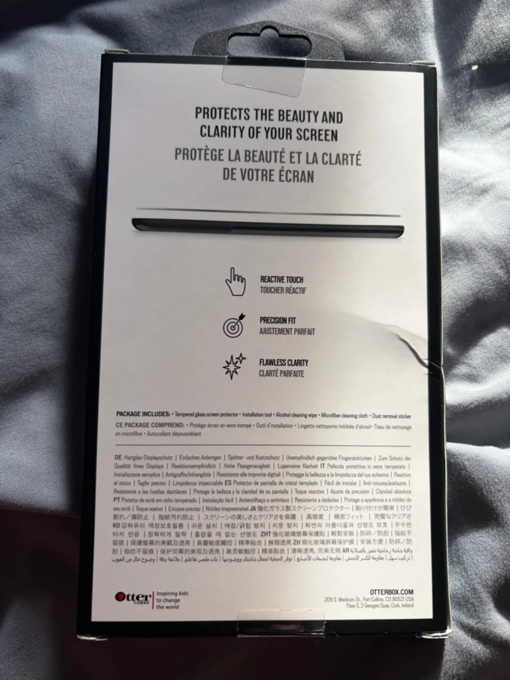 OtterBox Alpha Glass Tempered Screen Protector for iPhone 11 / iPhone XR - Black